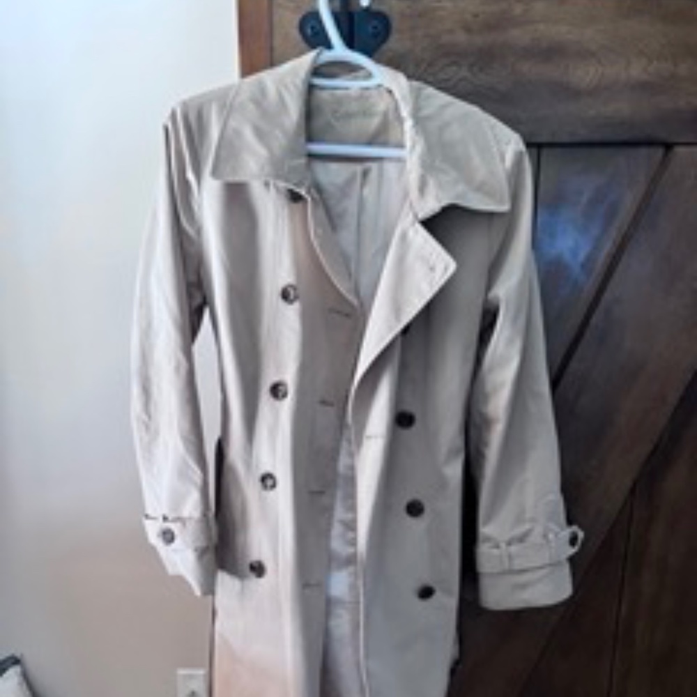 Calvin Klein Women's Trench Coat, Medium